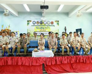 พิธีปิด โครงการฝึกอบรมบุคลากรทางลูกเสือวิสามัญ ขั้นความรู้ชั้นสูง