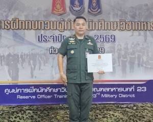การฝึกทบทวนผู้กำกับนักศึกษาวิชาทหาร  ปีการศึกษา 2569