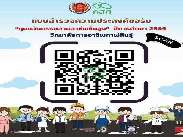 ด่วน  วิทยาลัยการอาชีพกาฬสินธุ์ ได้รับคัดเลือกดำเนินโครงการทุนนวัตกรรมสายอาชีพชั้นสูง รุ่น 8